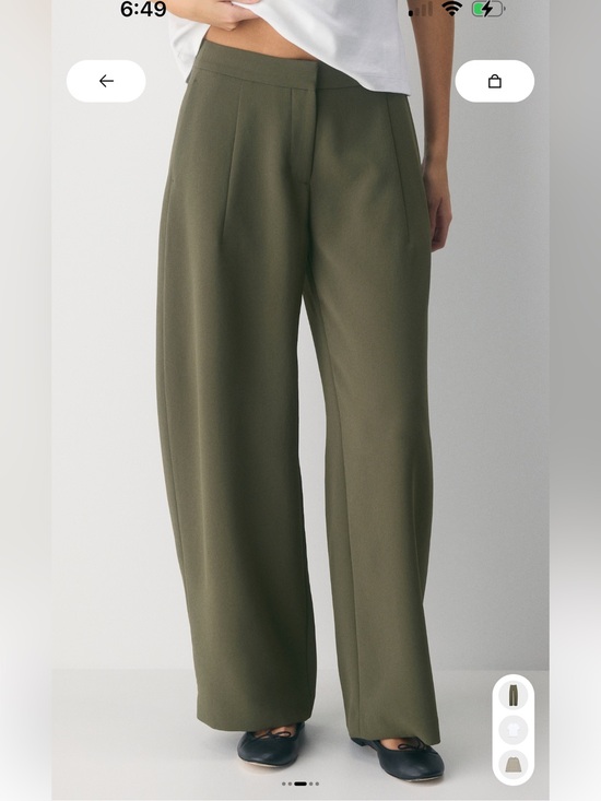 Aritzia Pants - Aritzia Helix Barrel Pant - Crepette